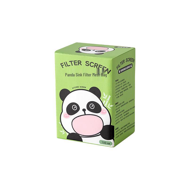 100 Disposable Kitchen Sink Filter Bags: Anti-Clogging Net for Drains & Vegetable Residue.