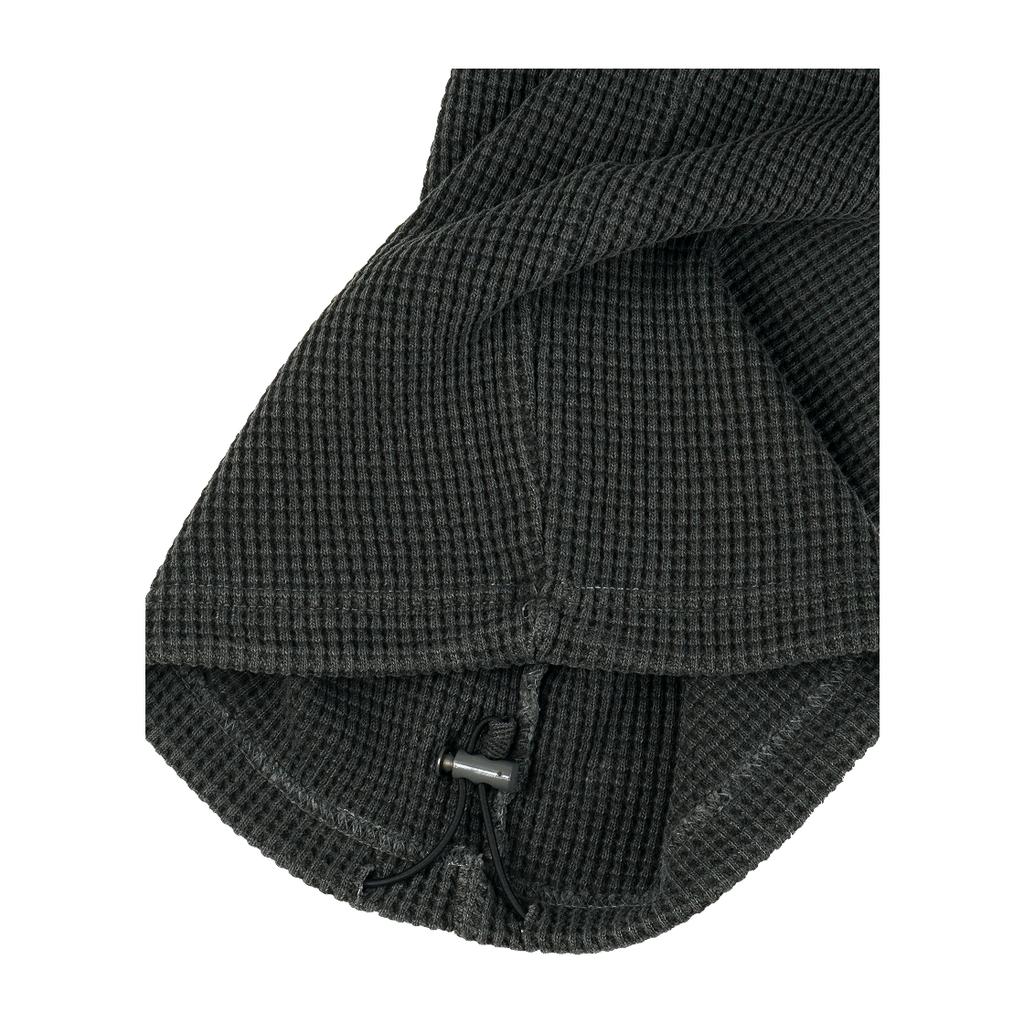 Ialtial Flame Waffle Appliqué Jogger Pants Charcoal
