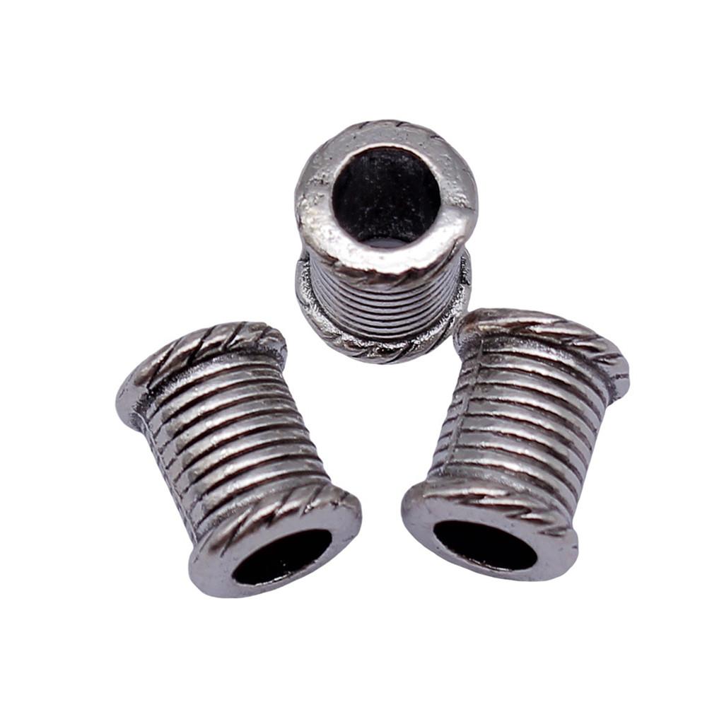 Tribal Pattern Tube Beads Charms Braided Spacer Beading For Jewelry Materials