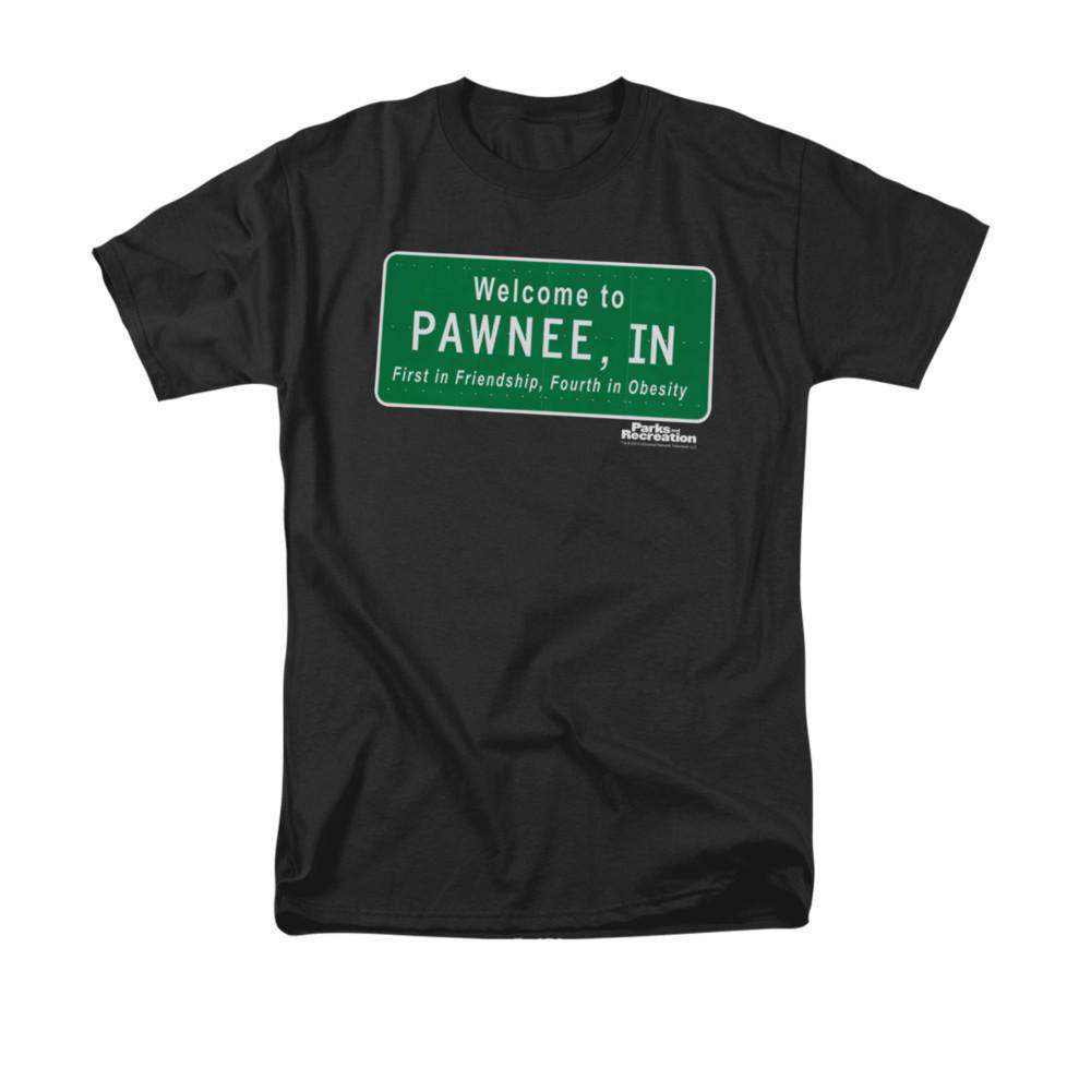 

Parks and Recreation Pawnee Sign T-Shirt Sizes S-4XL NEW L