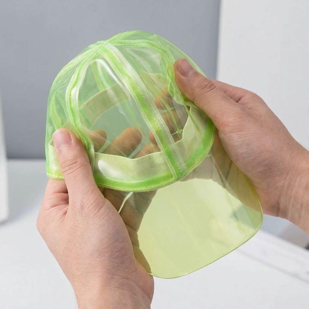 Adjustable Brim Water-Splashing Festival Hats Transparent Baseball Cap  Sun Protection