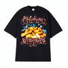 Heavy Metal Hähnchen Nuggets Lustiges T-Shirt Herren Damen Mode Retro Kurzarm T-Shirts Hohe Qualität 100% Baumwolle Komfort T-Shirt