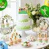Cartoon Birthday Decors, Cartoon Party Decors & Cartoon Party Tableware - Cartoon Theme Birthday Backdrop Banner Balloon Plate Tablecloth
