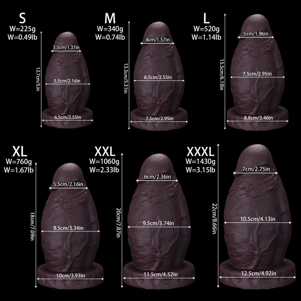 Silicone Butt Plug Dildo Masturbator Sex Toy Huge Fisting BDSM Femdom Strap On Penis Realistic Big Dick