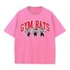 T-shirt Uomo Donna Cotone 100% Stampa Gorilla World Gym Lavata Retrò Estate Autunno Quotidiano Sport Outdoor Casual Strada Manica Corta