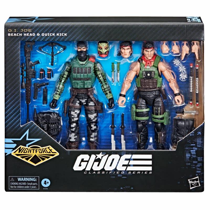 G.I. Joe Classified Series #164 Night Force Beach Head & Quick Kick 15cm Action Figure Original Model Toys Gift
