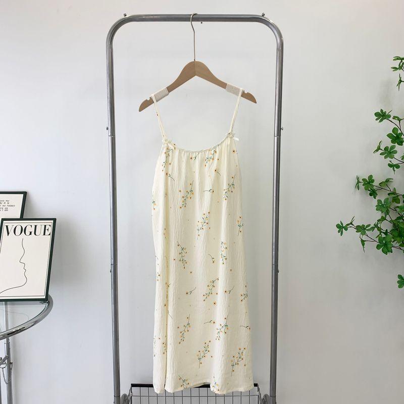 Japanese Style Suspender Skirt Nipple Coverage Women's Summer 2025 New Arrival Padded Nightdress Cloud Cotton Skirt Soft and Cute