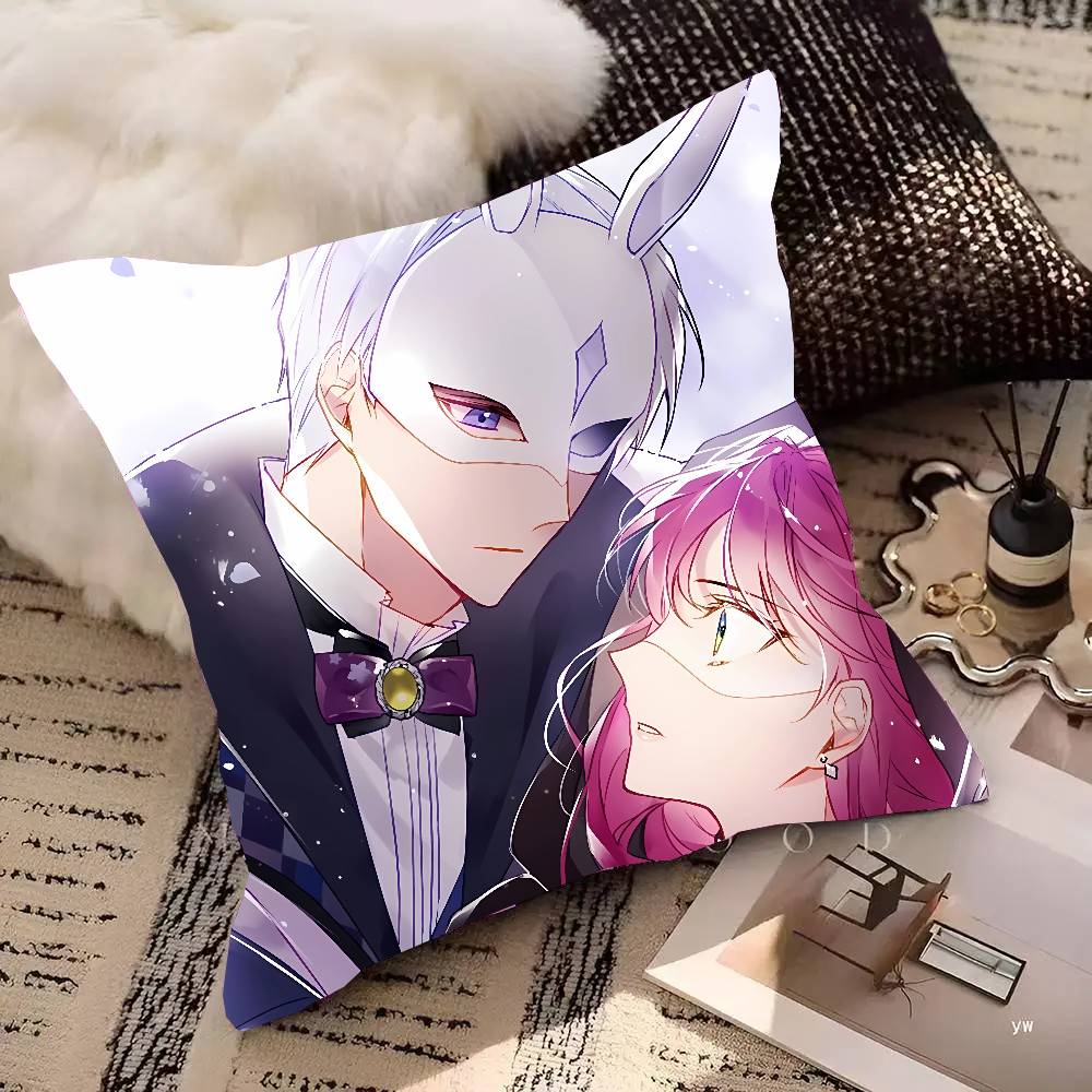 Манга V-Злодеи обречены умереть Наволочка Модная квадратная наволочка Спальня Диван Комната Внутреннее убранство Досуг 12x12Inch