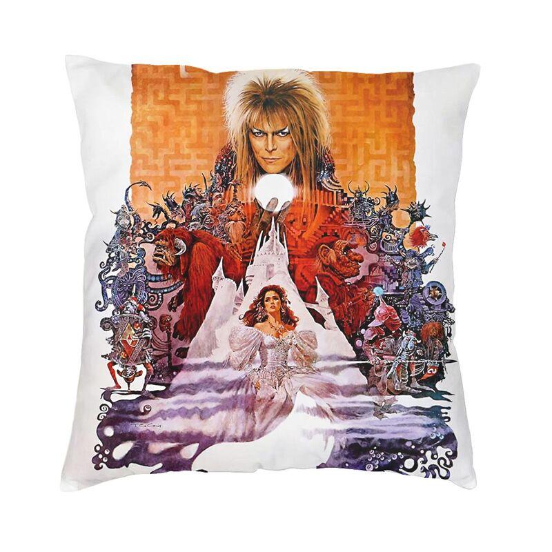 Labyrinth Pillow Covers Sofa Adventure Fantasy Movie Luxury Cushion Cover Velvet Pillowcase
