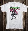 Retro T-Shirt 100% Baumwolle 80er Punk-Stil The Cramps Pussy Do The Dog