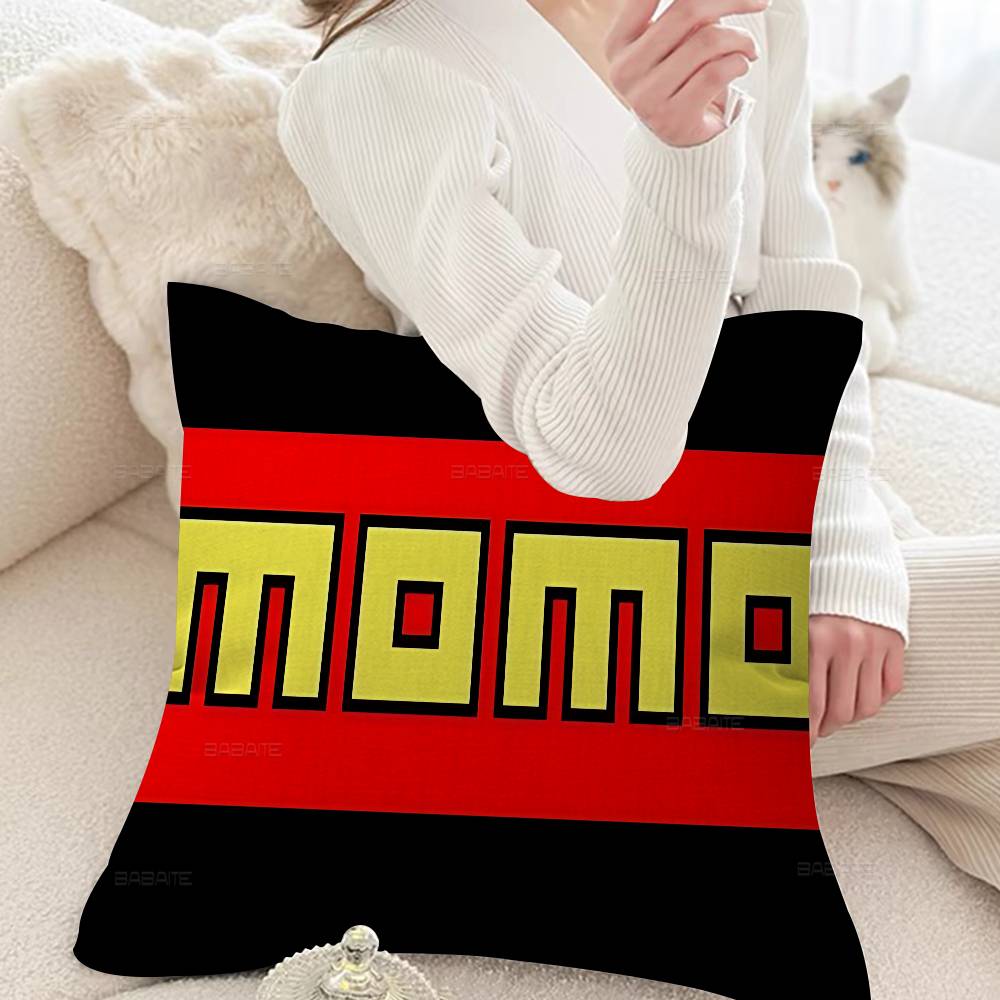 Momos Tires Pillowcase Toon Gift Cushion Cover Bedroom Home Sofa Chair Seat Decor Pillow Case