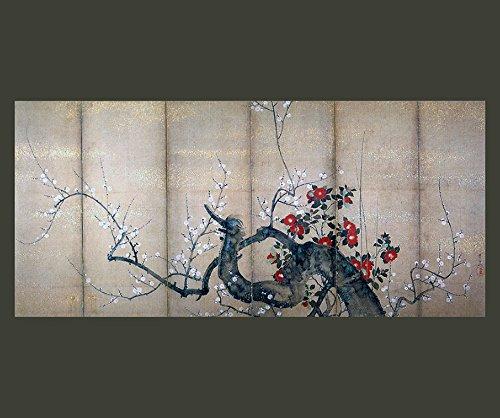 Mouse Pad for Kiichi Camellia Photopad Masterpiece Suzuki's "Plum Screen" (Japanese Series) (Dark Green)