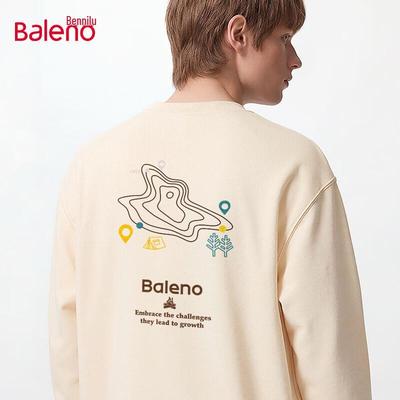 Baleno Men's Casual Long-Sleeve Pullover Sweatshirt