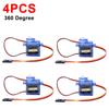1-100pcs SG90 9G Micro Digital Servo Motor 180/360° Fixed-Wing Micro Gear Servo Motor for Rc Helicopter Toy Airplane Aircraft