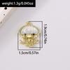 5pcs Cute Crystal Jellyfish Pendant Charms for Jewelry Making Necklace Earrings Bracelet DIY Handmade Accessories