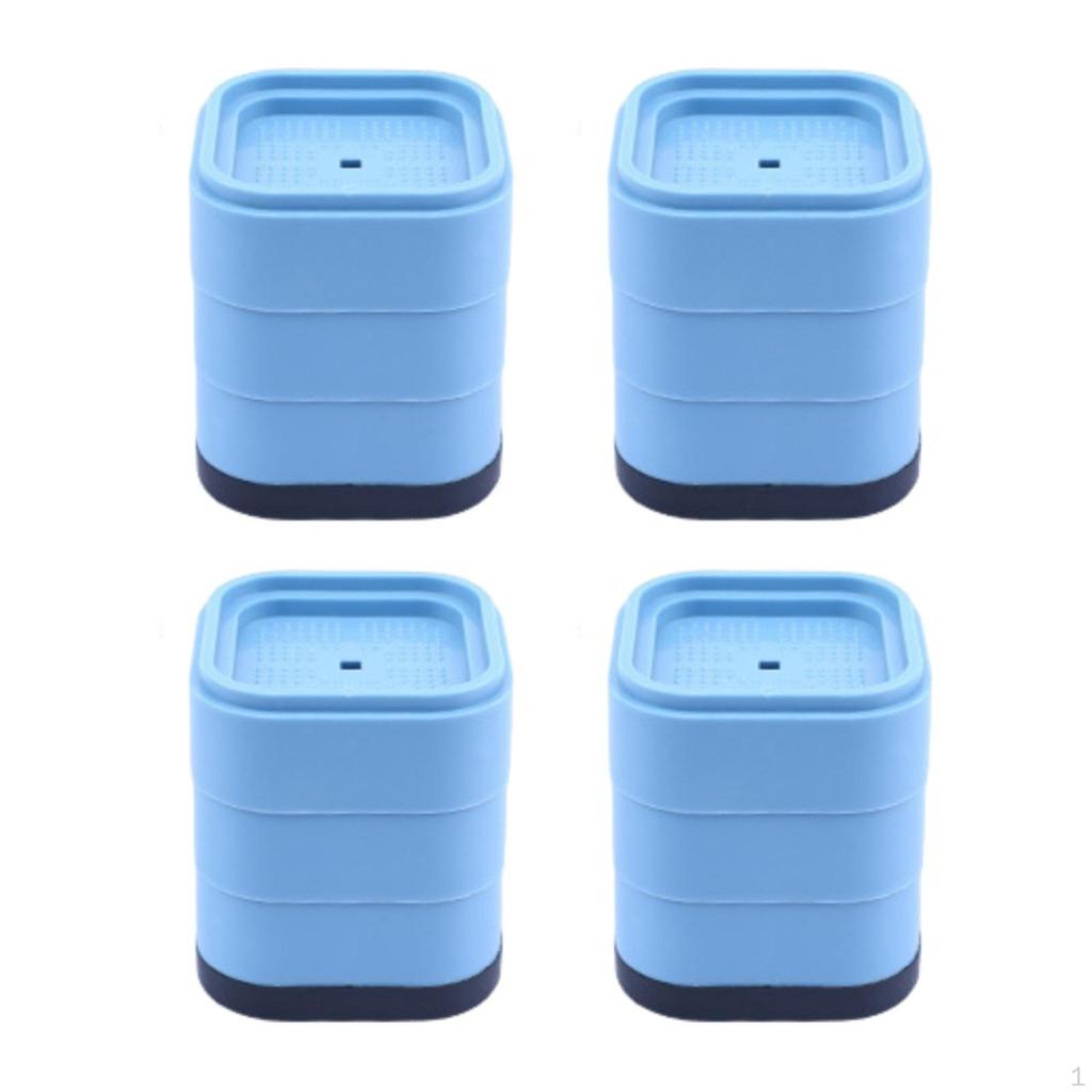 4 Pieces Laundry Appliance Feet Stackable Washer Support Textured Foot Pad