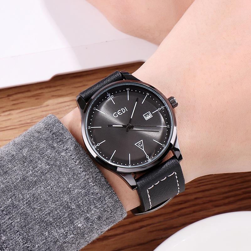 Nordic Style Simple Calendar Women S Watch Atmospheric Casual Belt Couple Watch Trendy Fashion Waterproof Women S Watch