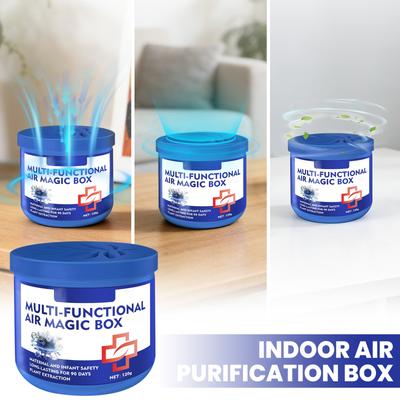 Indoor Purification Removal Box,Plant-Based Multi-Functional Freshener For Bedrooms, Closets & Pet Areas –  Easy Placement & Long-Lasting Freshness