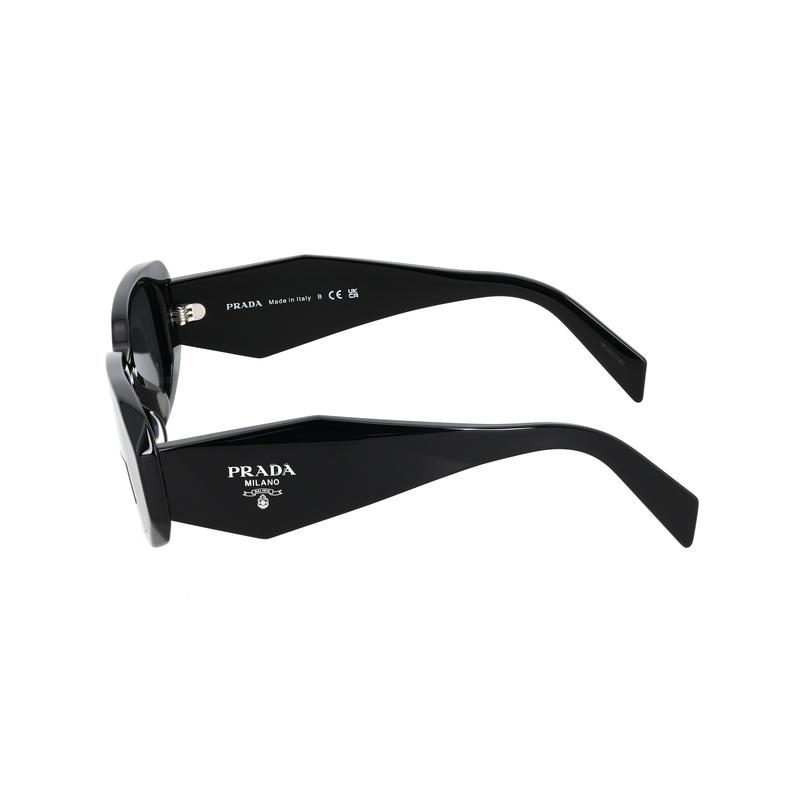 Prada Óculos de Sol [Disponível com prescrição] Logo em relevo na lateral, fibra de acetato Preto 51 embalagem básica - estojo para óculos + caixa de embalagem