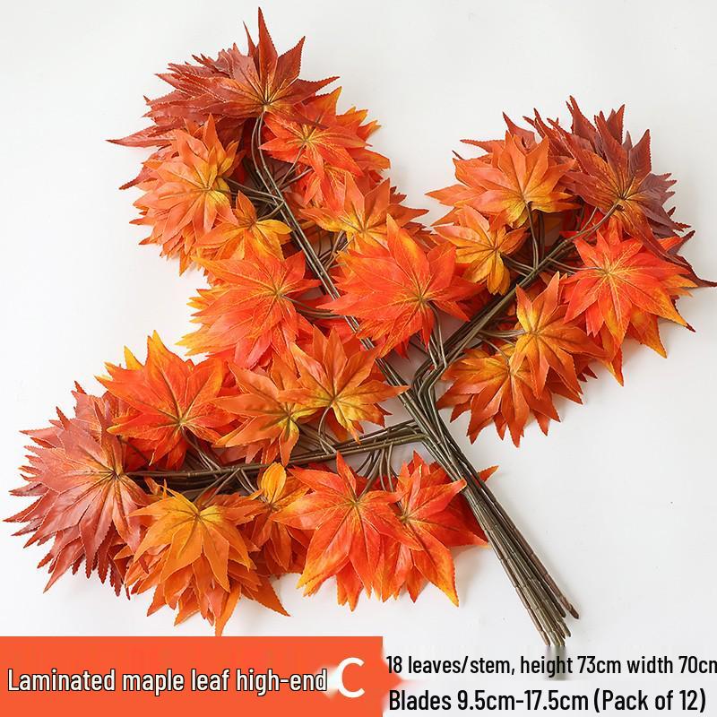 Artificial Banyan Branches with Laminated Plastic Leaves for Landscaping and Decoration