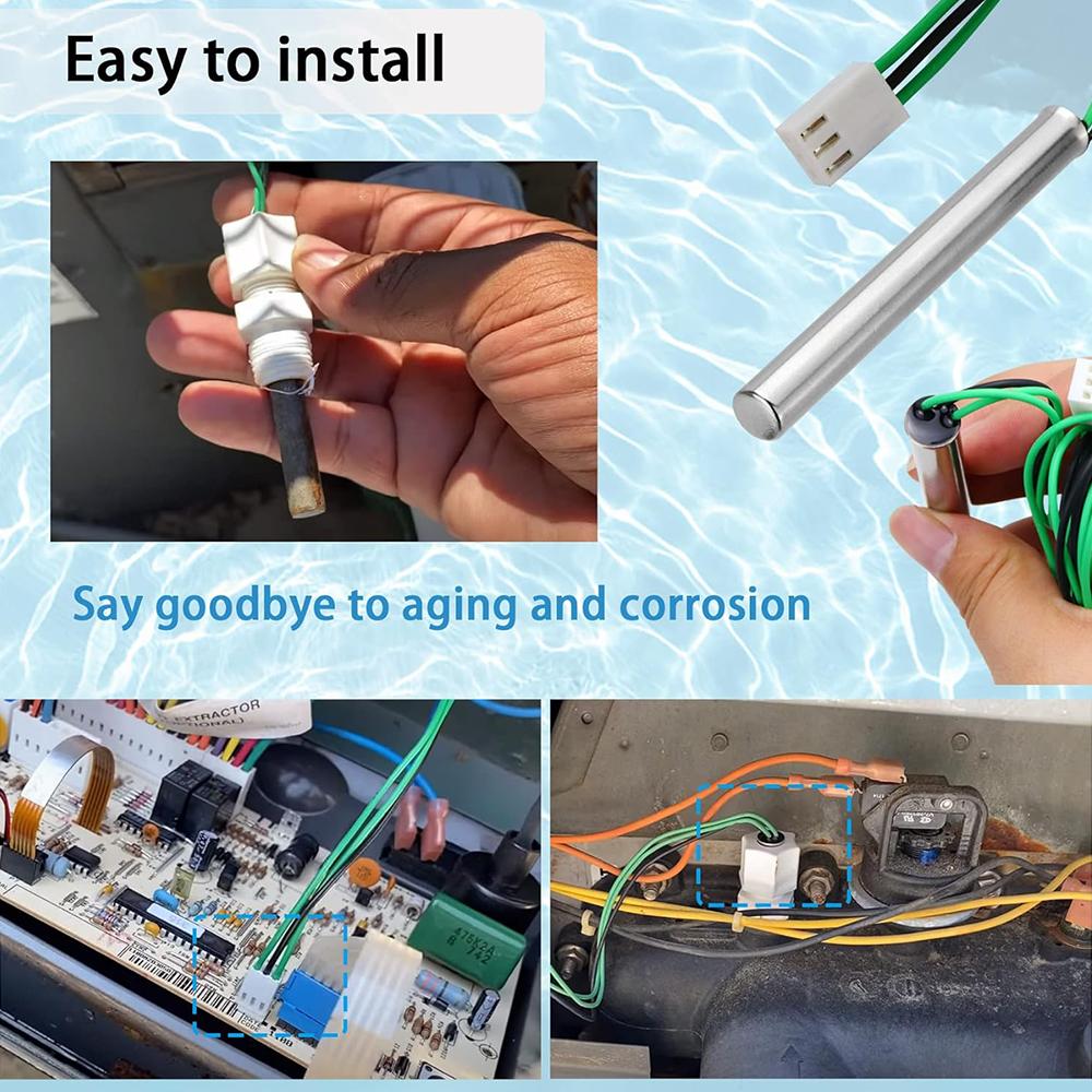 009577F Pool Heater Temperature Sensor For Heaters 206A 207A 266A 267A 336A 337A