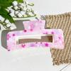 Uv-printed Square Gripper Sweet Fruit Print UpdoShark ClipHair Clip Hair Accessory