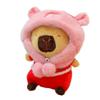 Elk Capybara Plush Toy Santa Claus Capybara Fluffty Doll Capybara Plush Doll  Home Decor