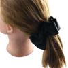 Temperament Solid Color Fabric Women Hair Clip Banana Clip Headwear Korean Style Vertical Clip