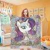 Knee Fashion Blanket Throw Winter Microfiber Oversized Baby Lightweight Flannel Fleece Bed Sofa Decoration  Ponys Anime