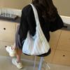 New Small and Fresh Shoulder Bag Simple Fashionable Large Capacity Simple Summer Student Class Commuting Toy Bag