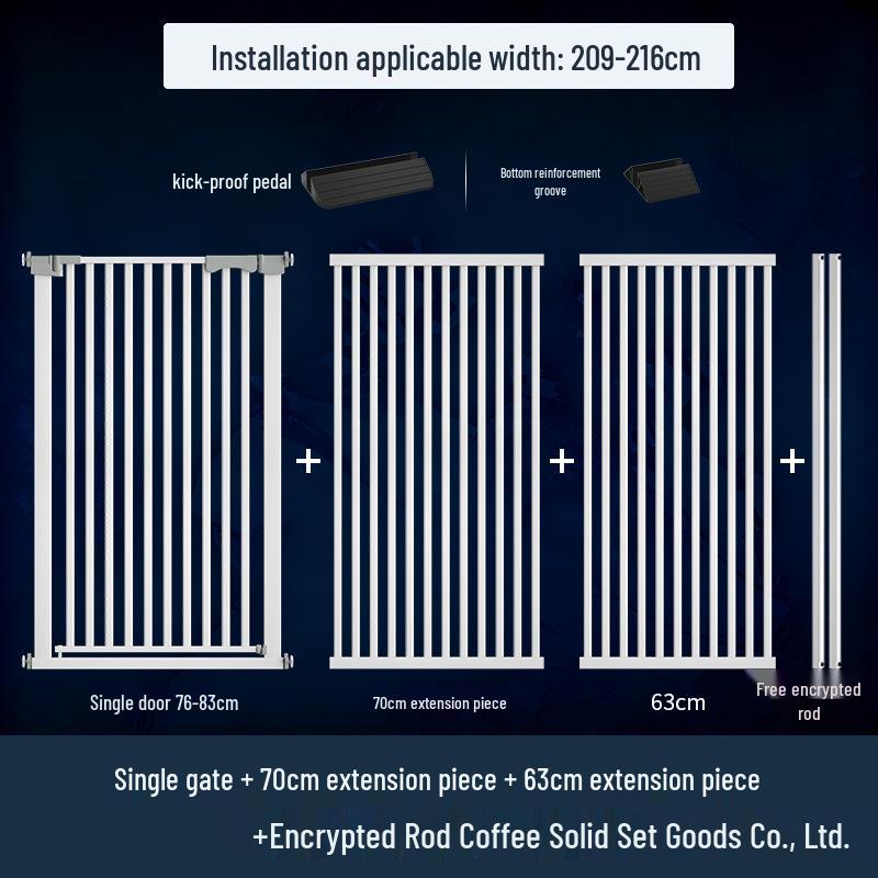 Cat Door Barrier: Auto-Close Pet Gate for Indoor, Balcony, or Stairway - No Drilling Needed