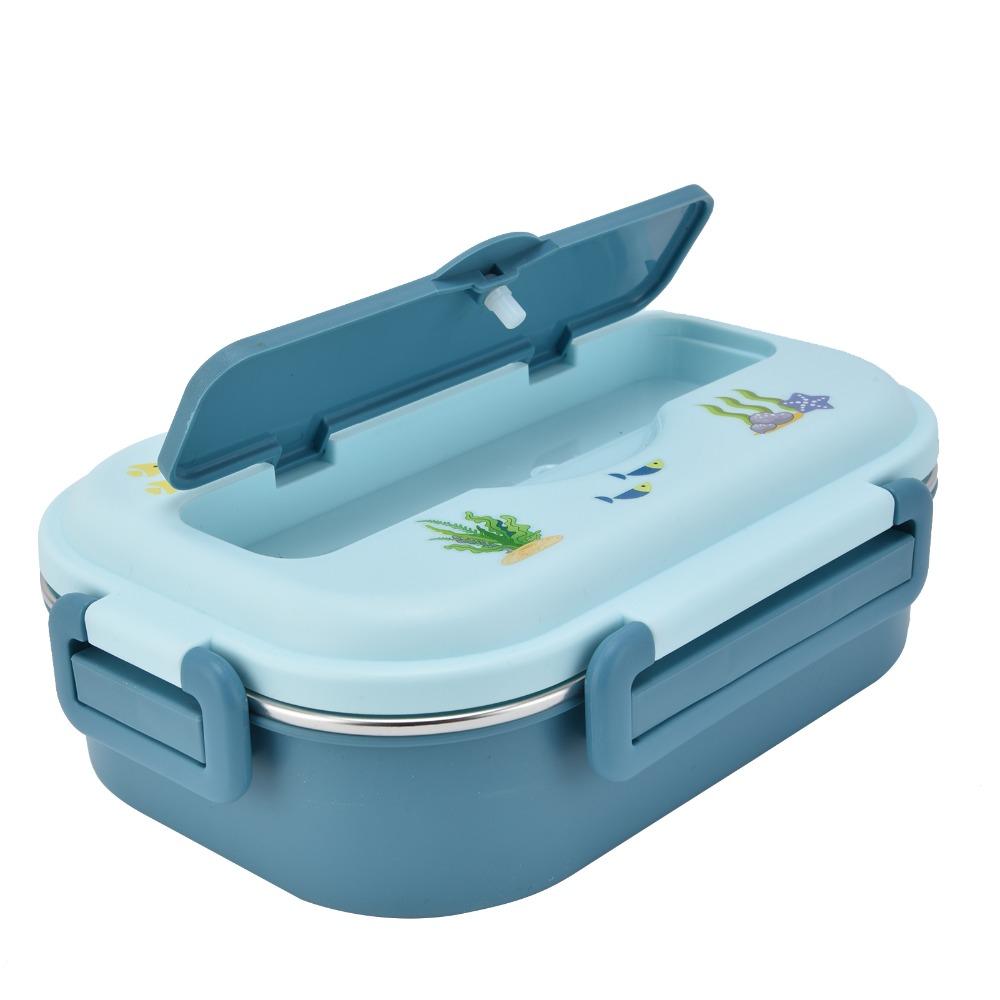3 Compartment Leakproof Lunch Box With Soup Bowl Food Storage Container For Office