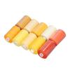 Sewing Thread 10 Color Yellow Series 1000 Yards Household Multifunction Polyester DIY Sewing