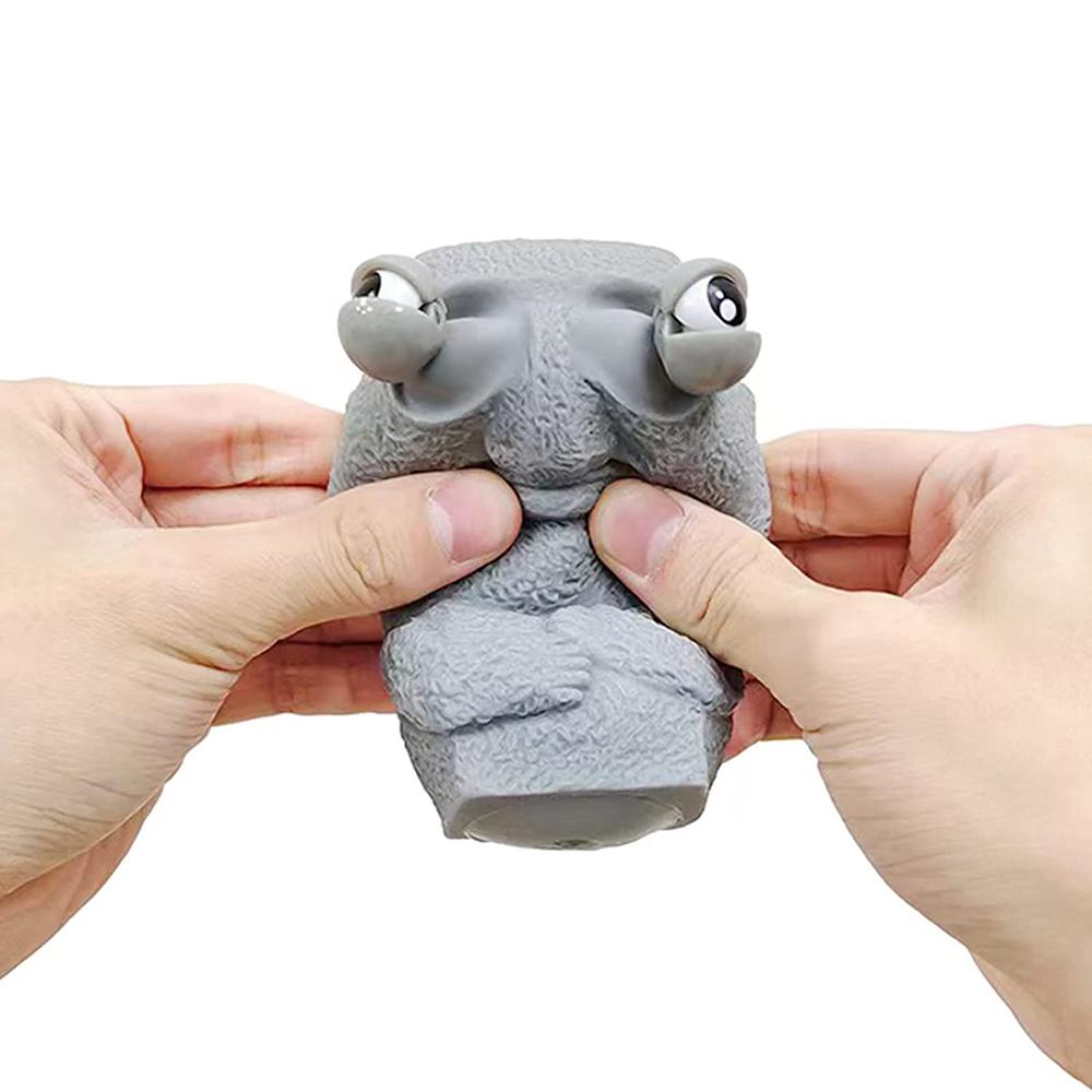 Squishies Squishy Stressavlastningsleke Festgaver Øye-poppende Dekompresjon Rock Man Liten Klemme Fidget Angst Lek Småbarn Gutter Jenter Leker