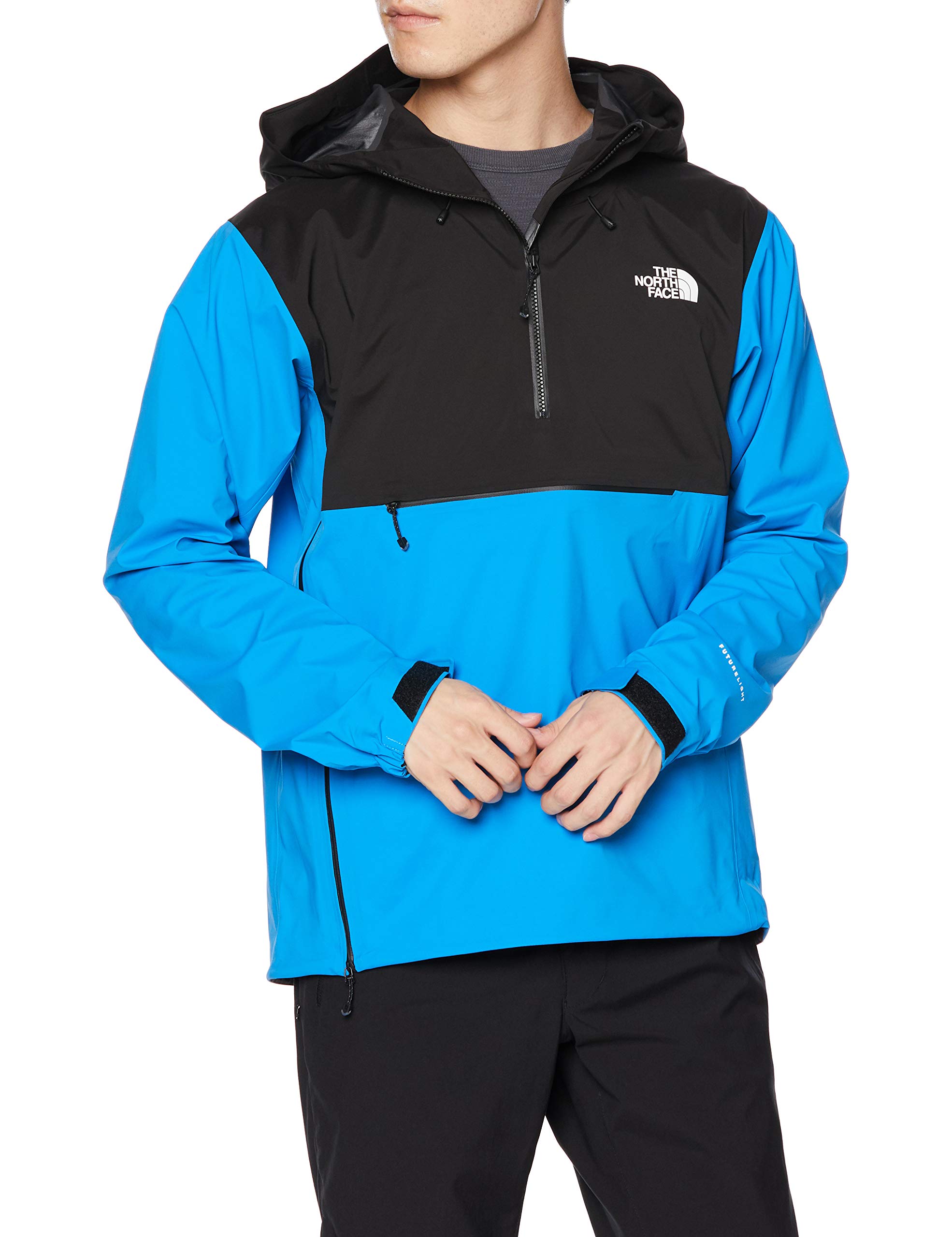 

NORTH Jacket FL Super Haze Anorak Clear Lake B x Black Japan XL to Japanese size [THE FACE] Men s (equivalent XL)