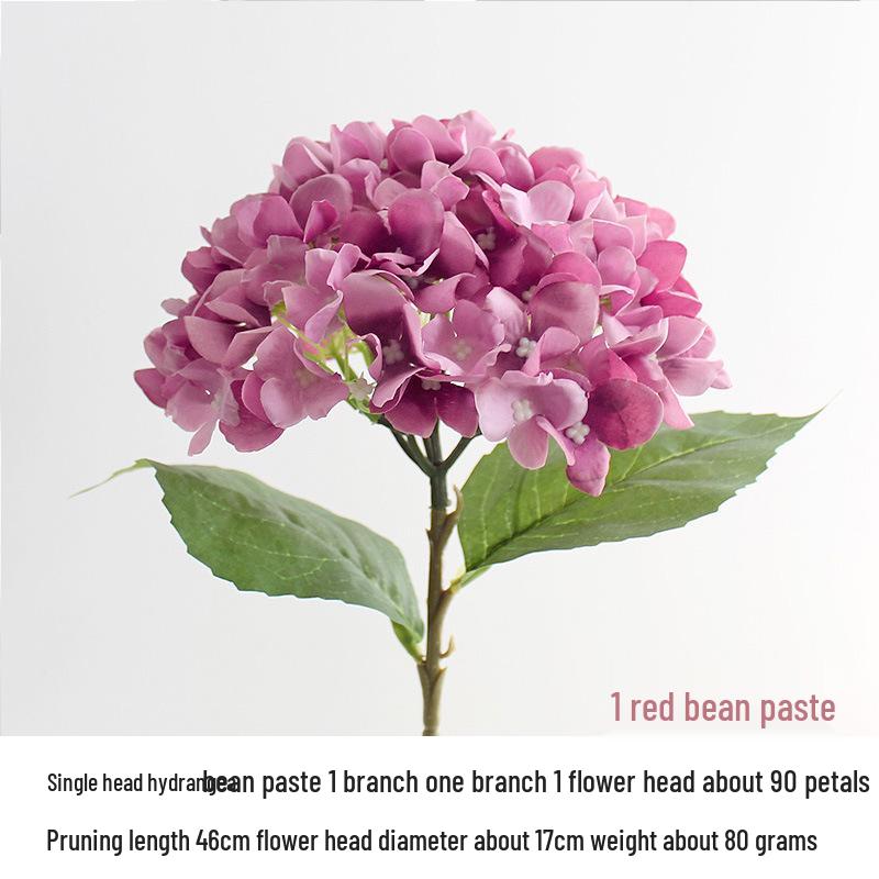 Silk Hydrangea Flowers - Decorative Artificial Ornaments for Weddings, Available in 24 Colors