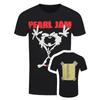 Pearl Jam T-Shirt Strichmännchen Alive Rockband Offiziell Neu Schwarz