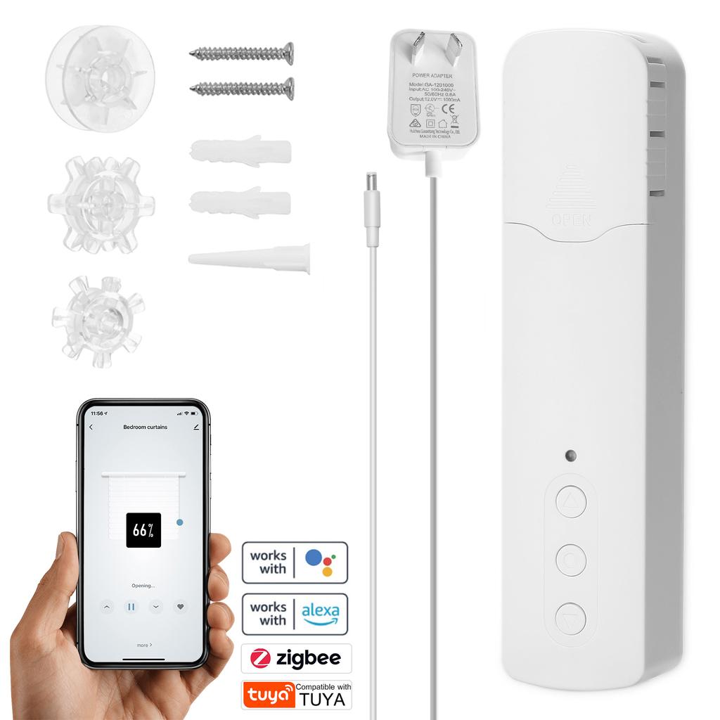 Tuya ZigBee TM616EGZT Intelligent Pull Bead Curtain Motor Intelligent Home Household Hotel Electric