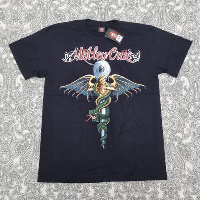 Motley Crue T-Shirt Herren Damen T-Shirts Top Band Shirt Grafikdruck Neu Dr Feelgood Tour