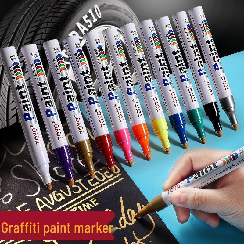 Toyo Paint Pen SA101: 10-pack Black & White Touch-up Markers with Free Shipping.