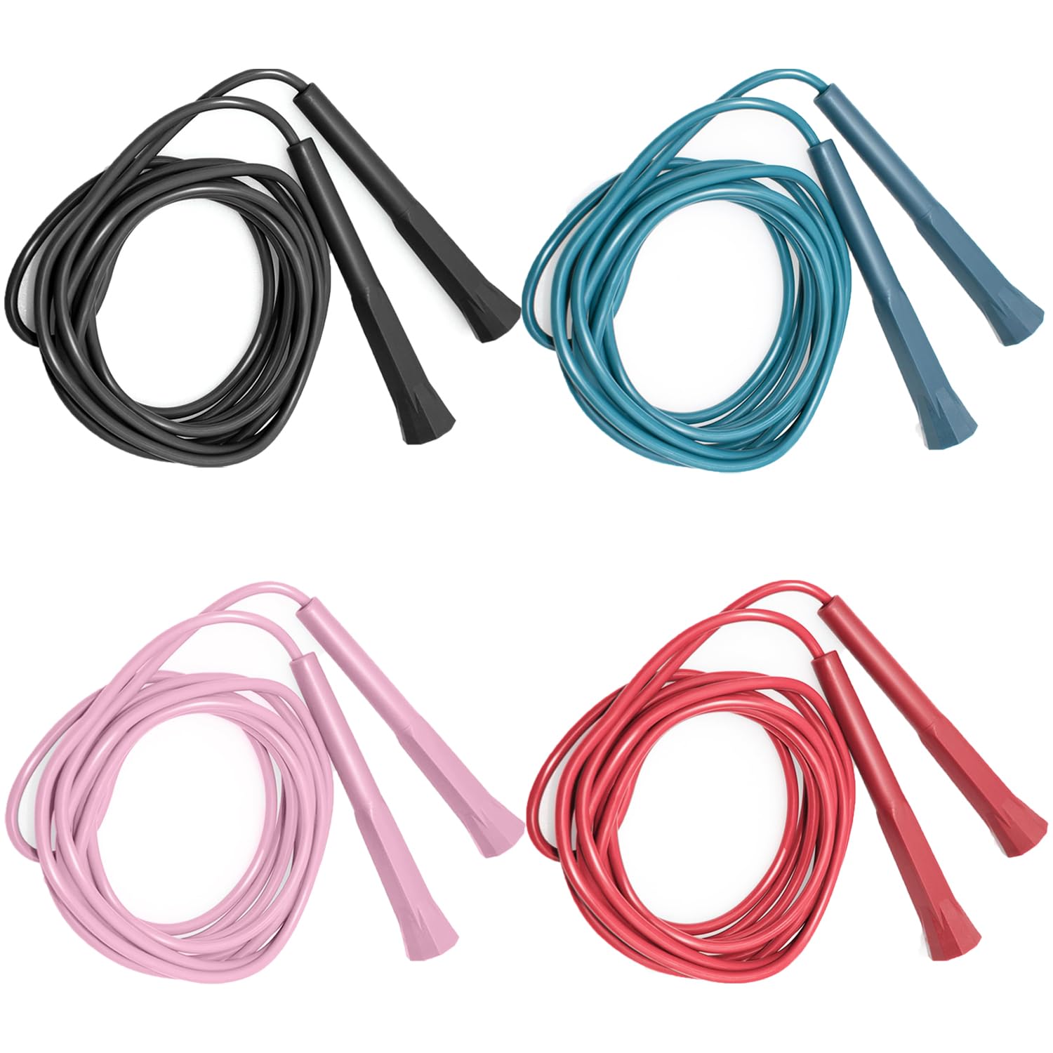 

FEELCAT Скакалка для начальной школы Легкая для двойных прыжков Спортивная скакалка для взрослых и Скакалка для школы Сине-розовая Ученики,