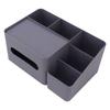Taschentuchbox-Organizer mit Deckel Kunststoff Exquisite glatte Oberfläche Taschentuch-Schreibtisch-Organizer für Zuhause
