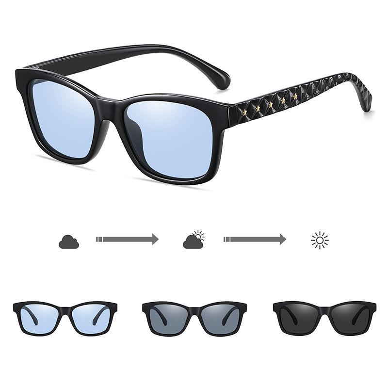 aoron Creative Design Frame Photochromic Polarized Sunglasses for Men Women Fashion Sport Driving Fishing Glasses