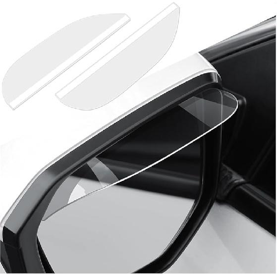 Car Mirror Rain Visor Eyebrow, Vehicle Rear View Mirror Rain Visor Guard, Automotive Exterior Side Mirror Rain Protection Cover Decor Accessories,