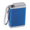 Ashtray Portable Mini Zinc Alloy Fireproof Delicate Ashtray Keychain with Buckle Lid