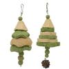 Timothy Alfalfa Pet Cage Enrichment Toy for Rabbits and Hamsters, Small Animal Hanging String for Daily Chew and Mental Stimulation