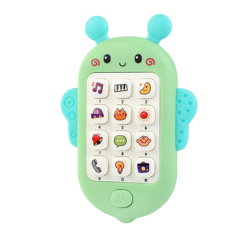 Musical Toy Cell Phone for Kids with Lights and Sounds, Interactive Learning Pretend Play Toy for Babies and Toddlers, Batteries Not Included