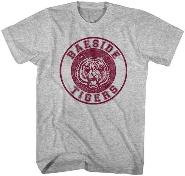Saved By The Bell TV Show Baeside Tigers Logo Men T Shirt XXXXL