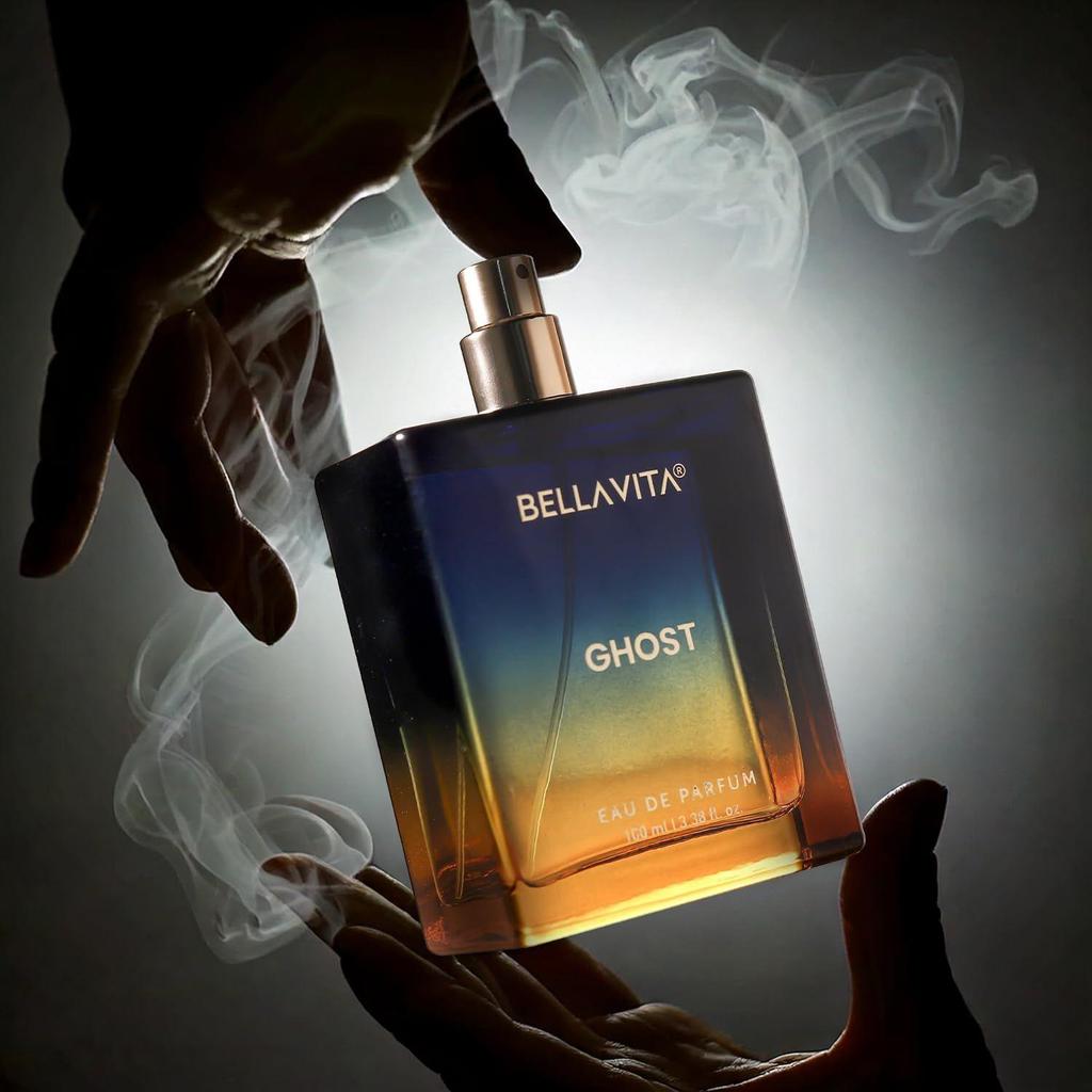 BELLAVITA Newly Launched Ghost Unisex EDP |Premium Long Lasting Fragrance Perfume for Men and Women, 100ml
