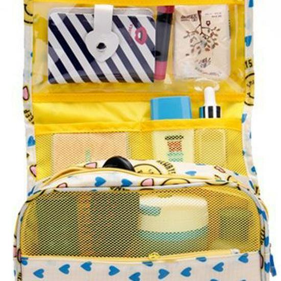 Korean Style Waterproof Hanging Toiletry Bag - Multifunctional Travel Organizer